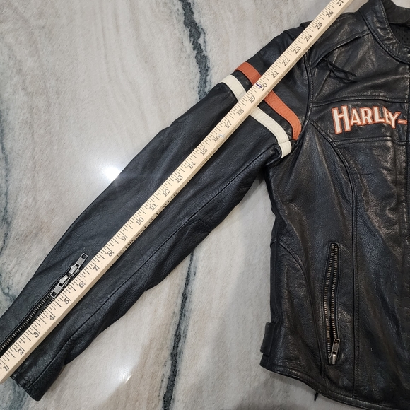 Harley-Davidson Genuine Leather Motorcycle Jacket - Picture 13 of 15